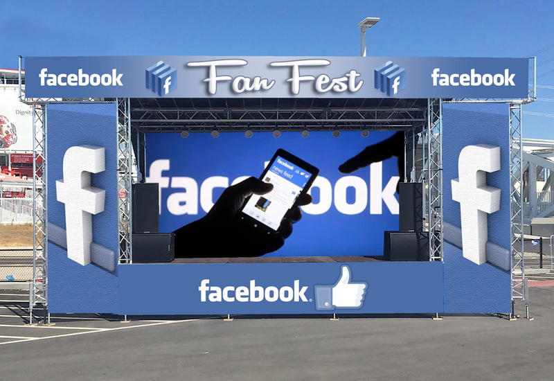 Facebook Fan Fest Stage